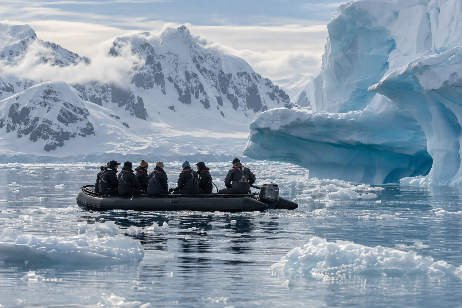 Antarctic Zodiac exploration