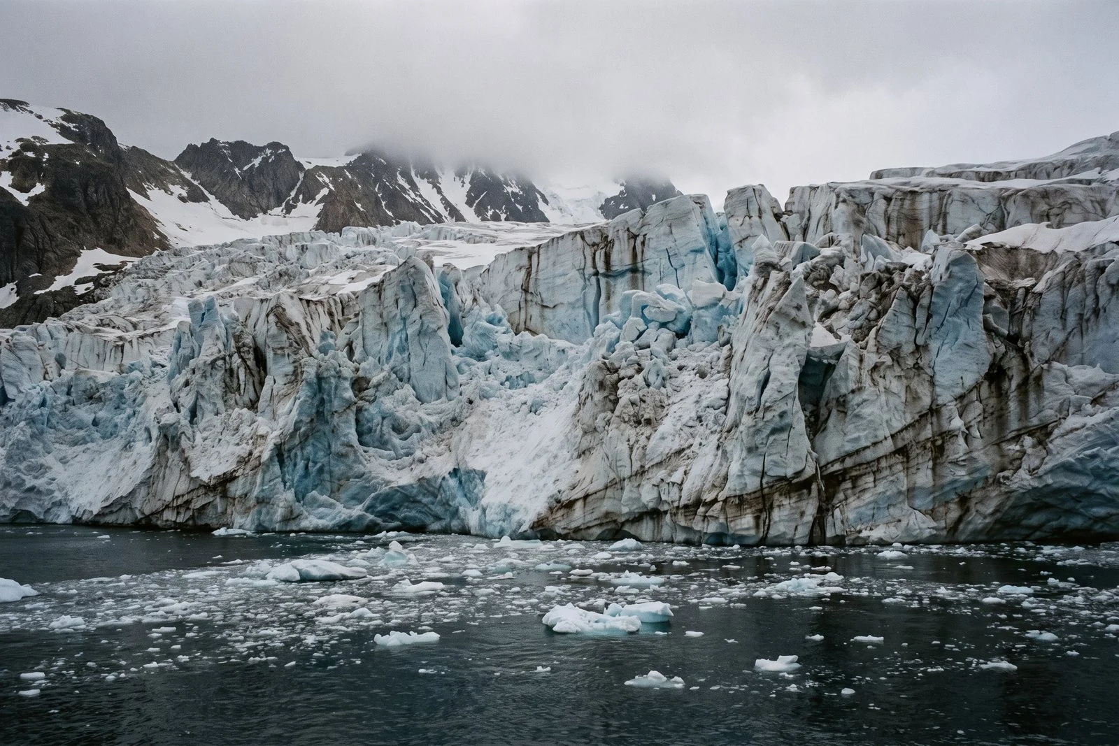A glacier face on the Antarctic Peninsula