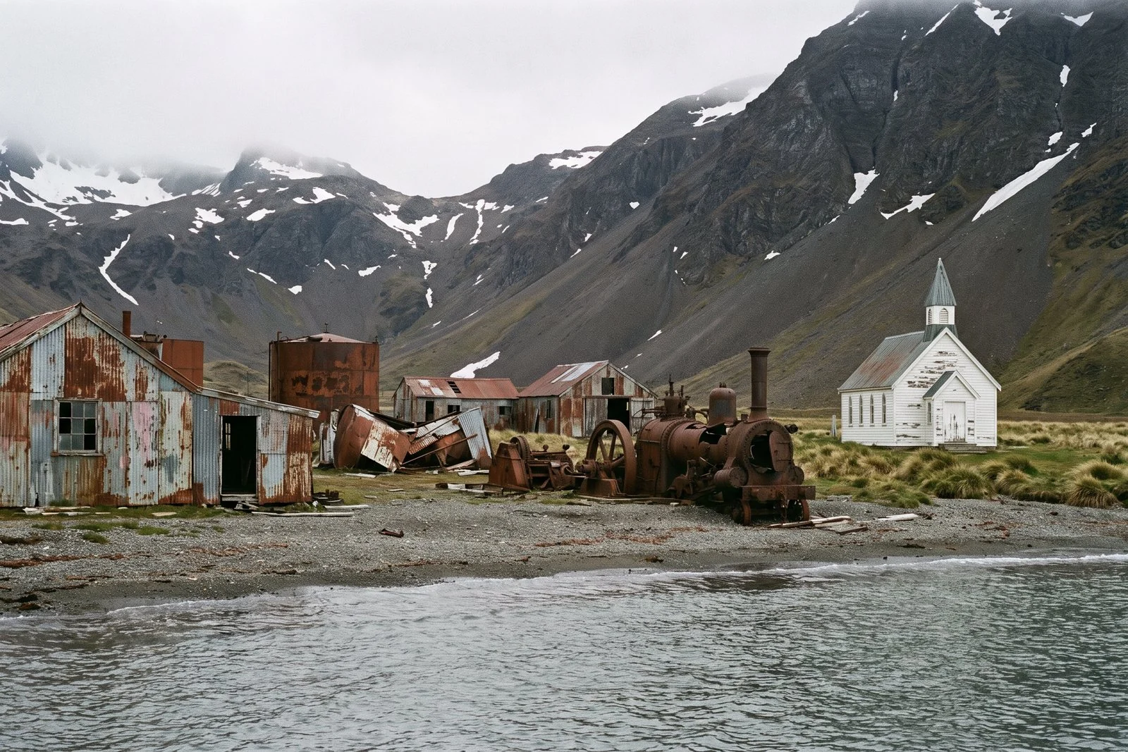 The whaling station at Grytviken, South Georgia