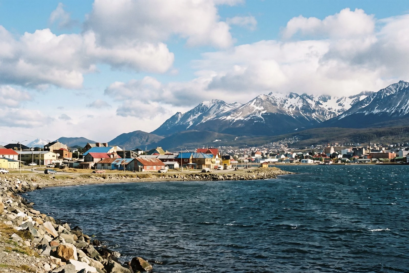 Ushuaia and the mountains of Tierra del Fuego