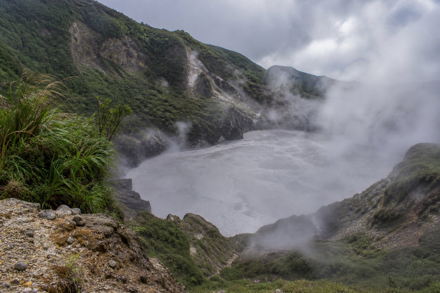 Caribbean Dominica Boiling Lake