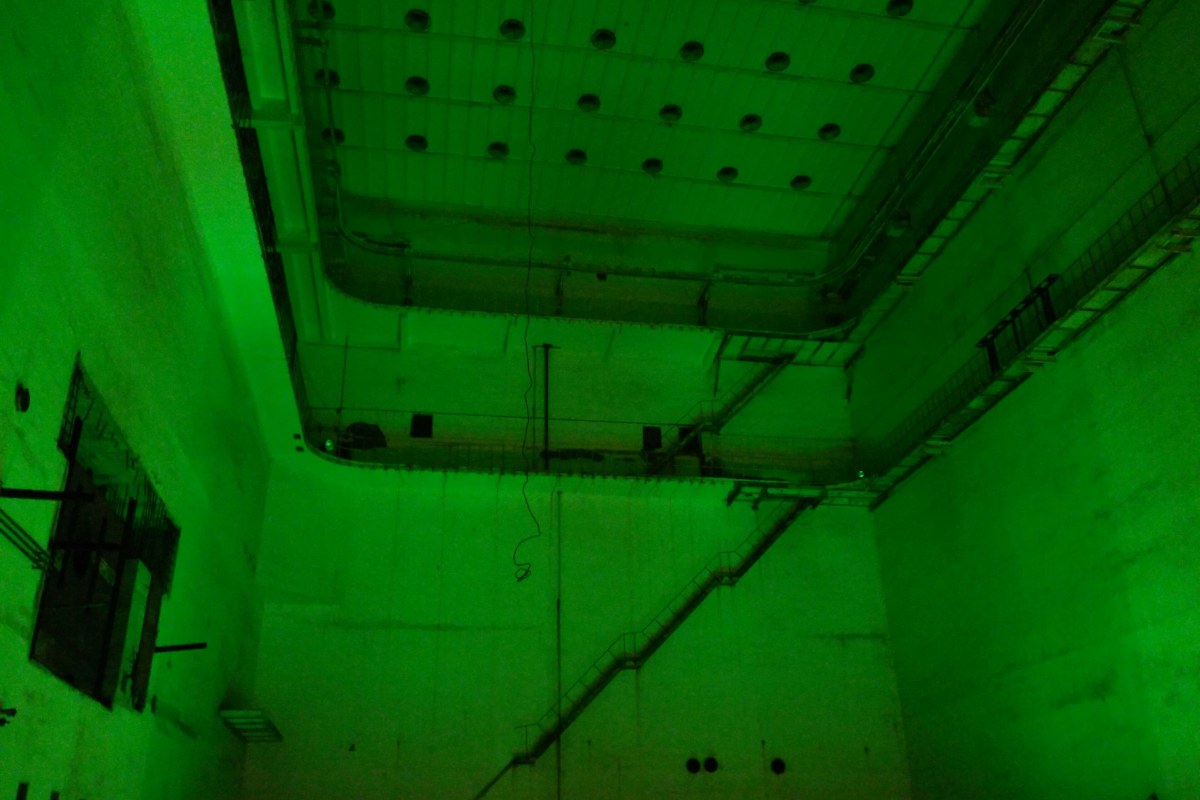 The unfinished underground reactor hall inside Chongqing's Project 816 complex