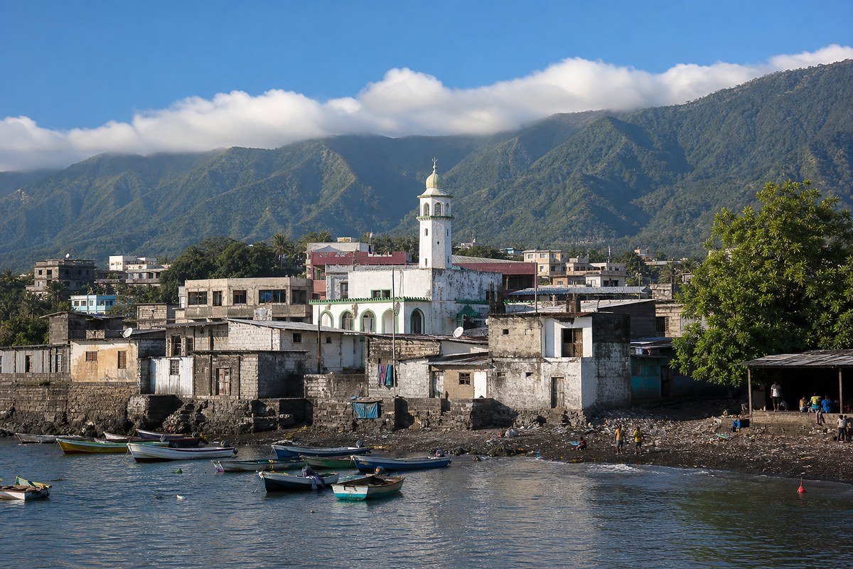The medina of Mutsamudu, Anjouan, Comoros