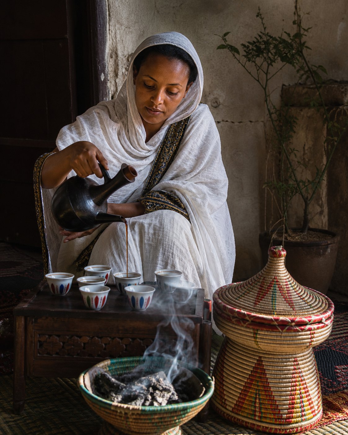 Eritrea Coffee Ceremony