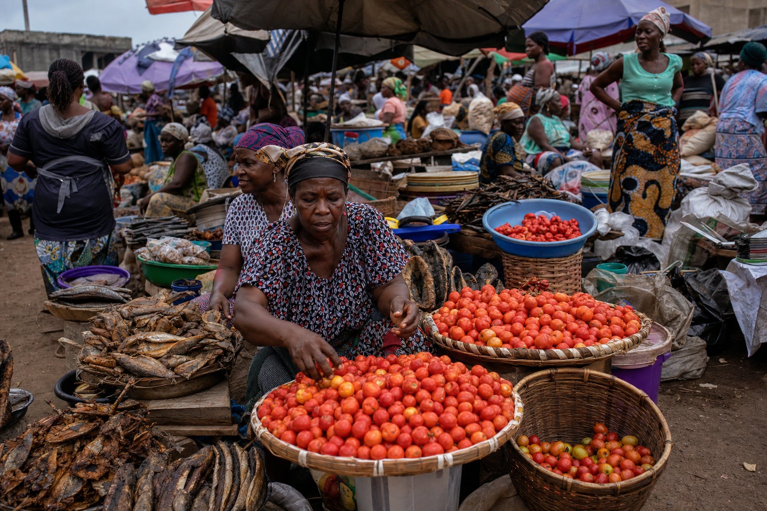 Ghana Kumasi Kejetia Market