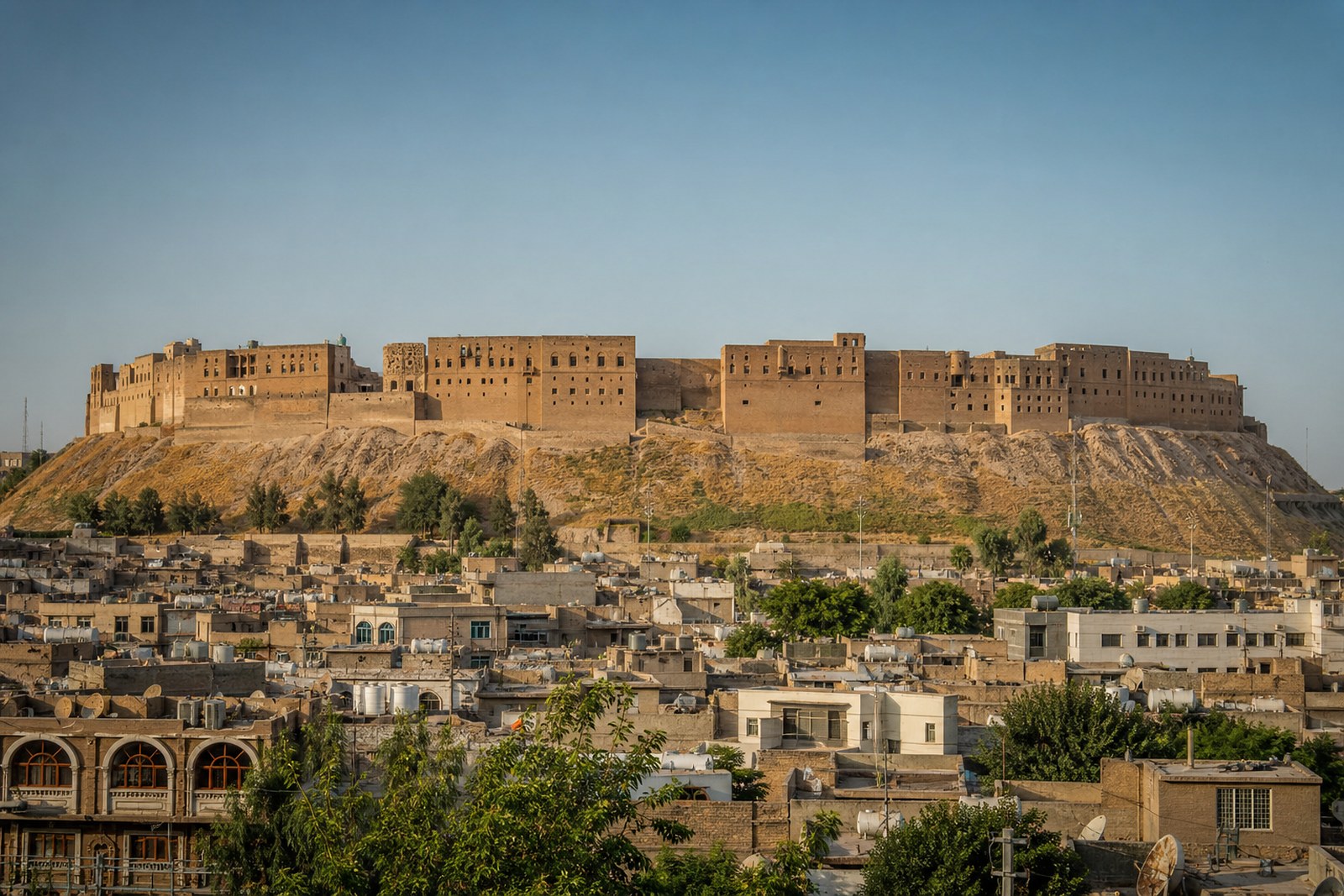 The citadel of Erbil, Iraqi Kurdistan