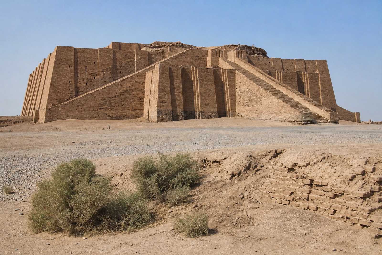 The ziggurat of Ur, Iraq
