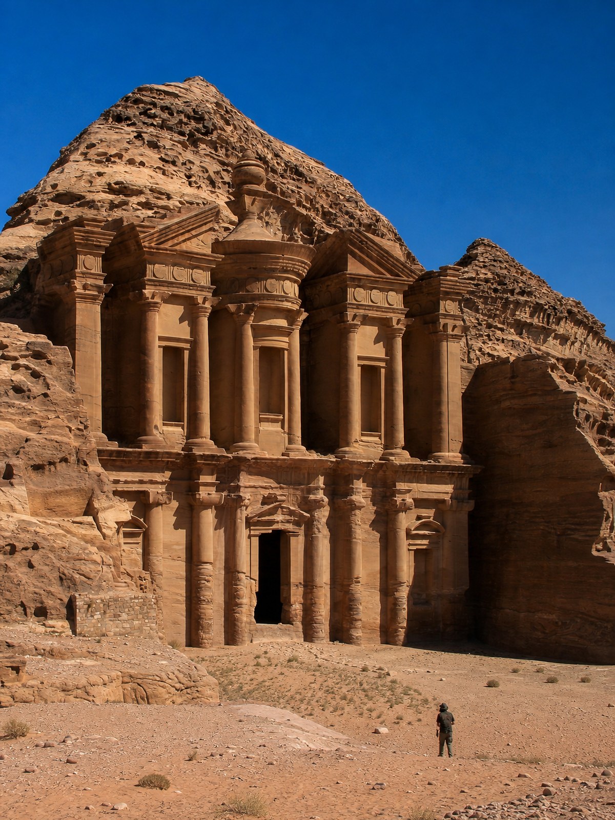 Ad Deir, the Monastery at Petra, Jordan