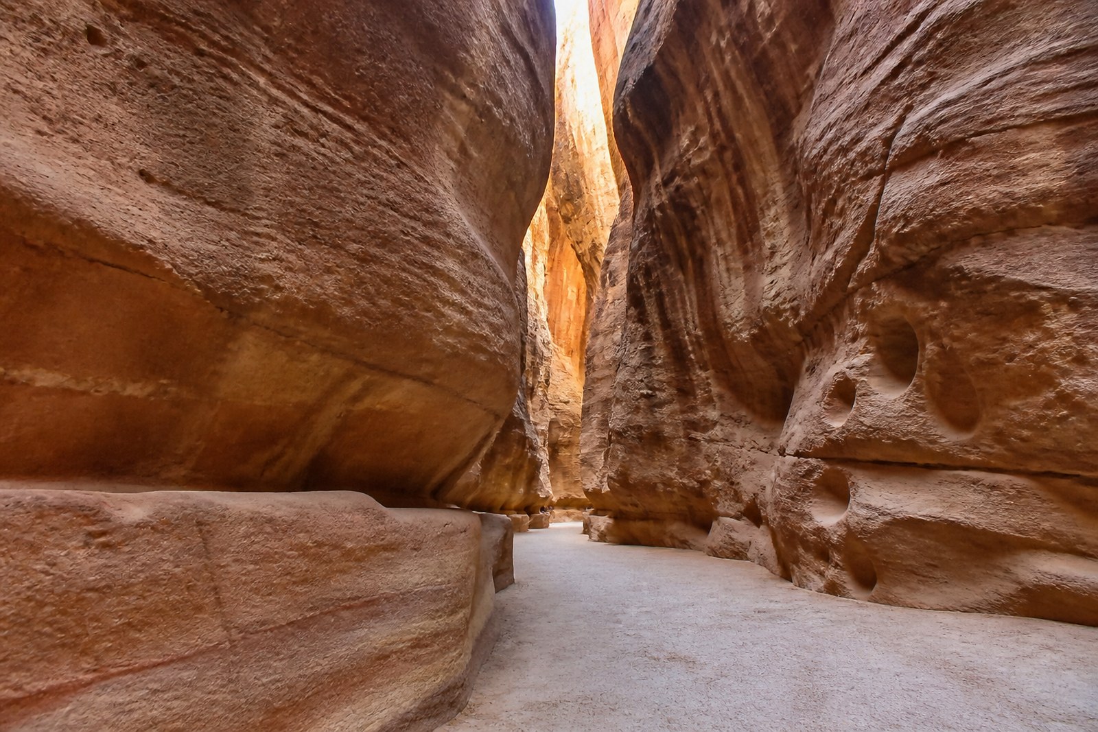 The Siq at Petra, Jordan
