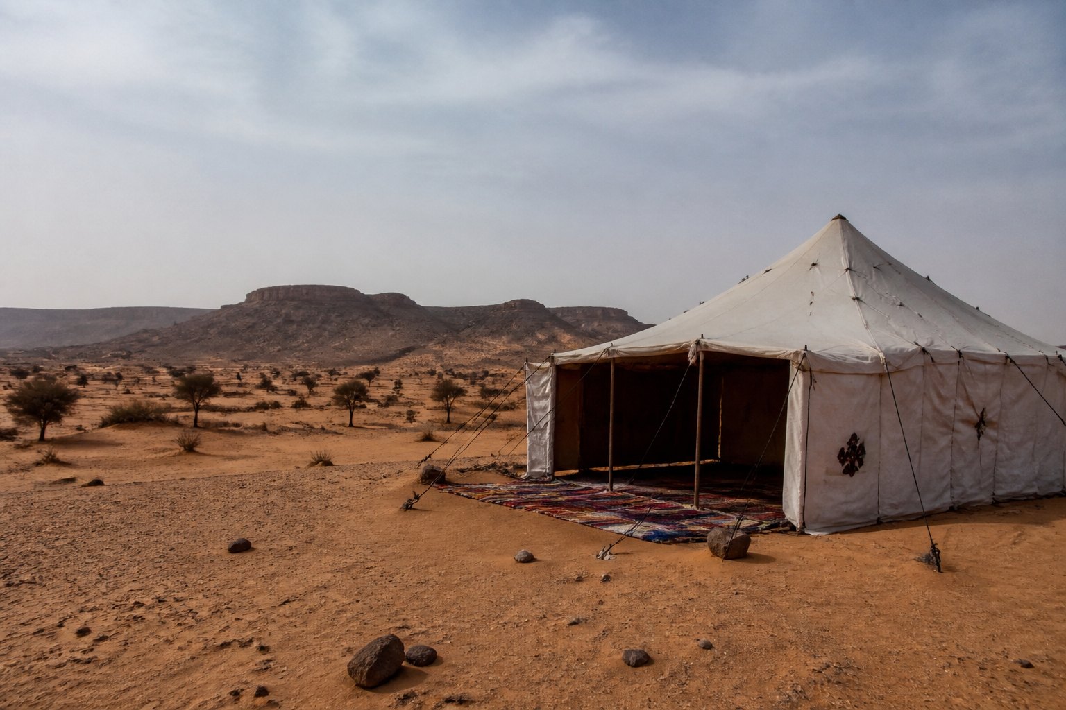 Mauritania Desert Tent in The Sahara of Mauritania