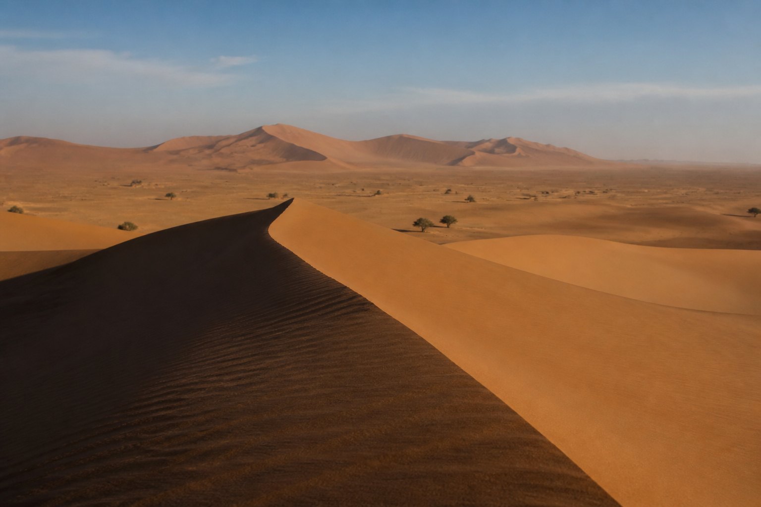 Mauritania Vast Sand Dunes of The Sahara Desert