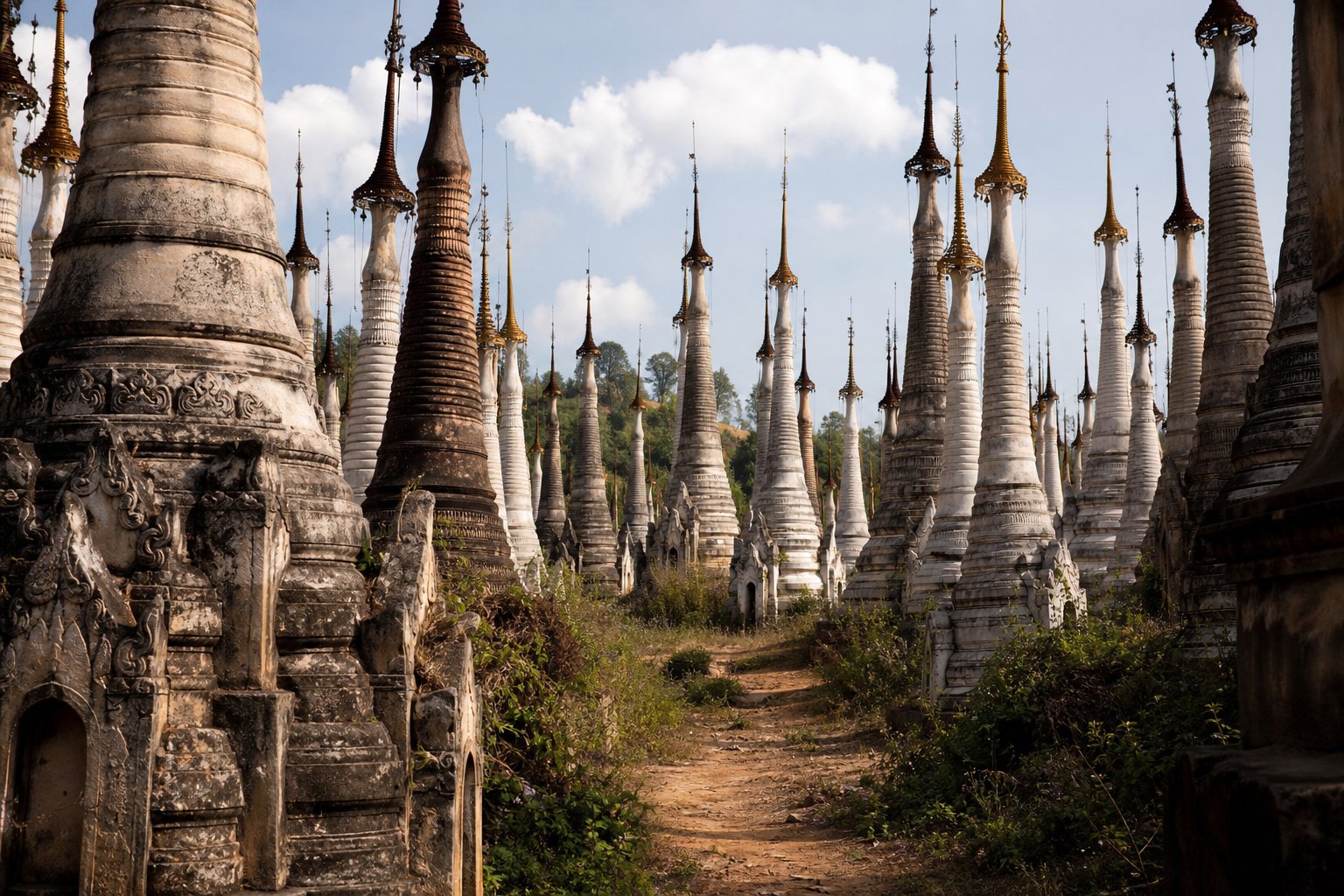 Myanmar Kakku Stupas