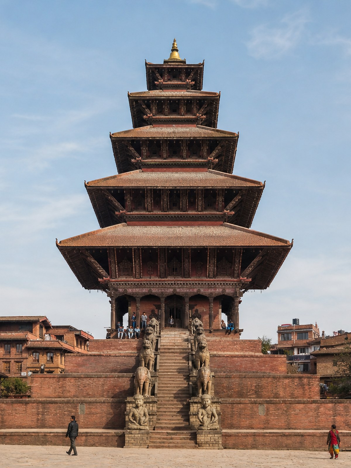 Nyatapola Temple in Bhaktapur, Nepal