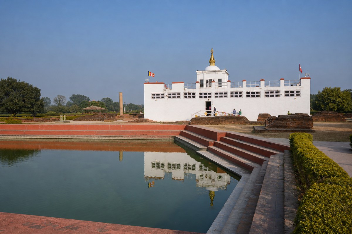 The Maya Devi Temple at Lumbini, Nepal