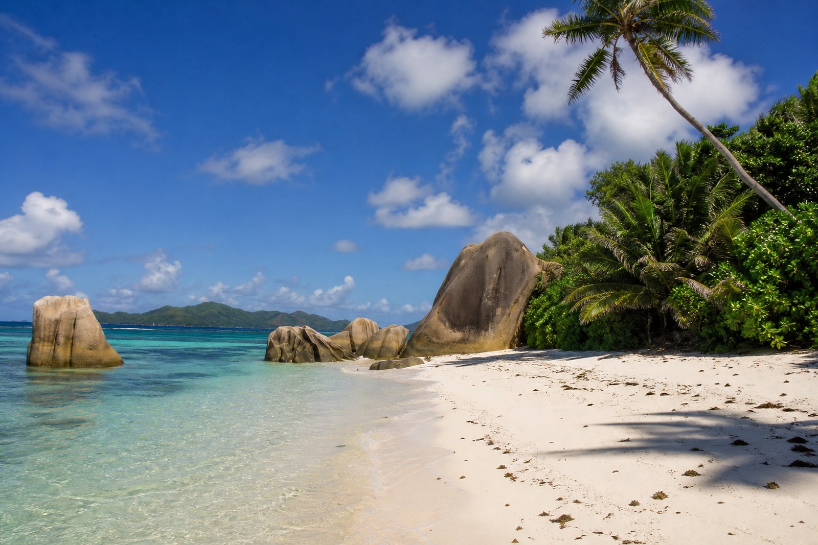 Granite boulders at Anse Source d'Argent, La Digue, Seychelles