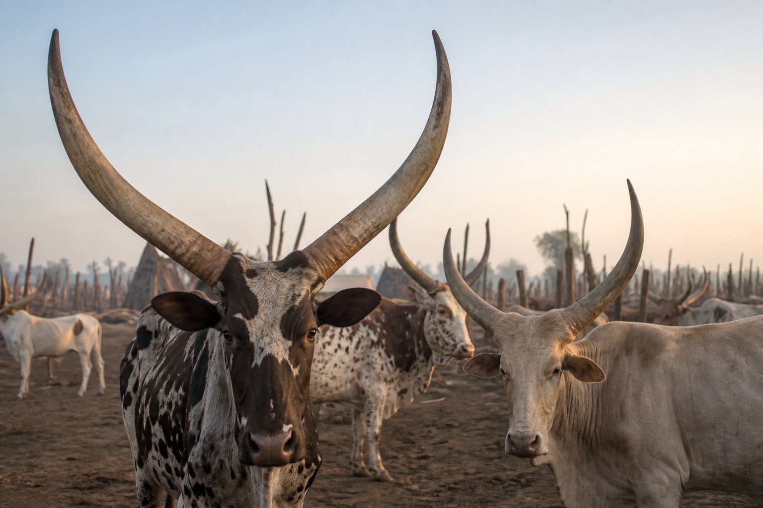 South Sudan Watusi Horns