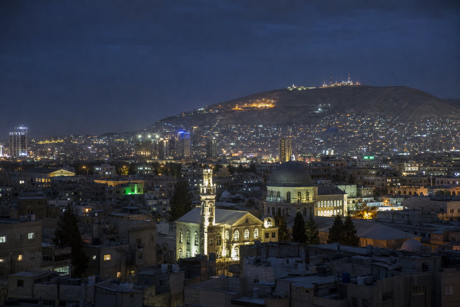 Syria Damascus Aerial
