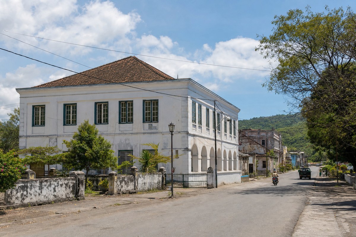 The Portuguese old town of Baucau, Timor-Leste
