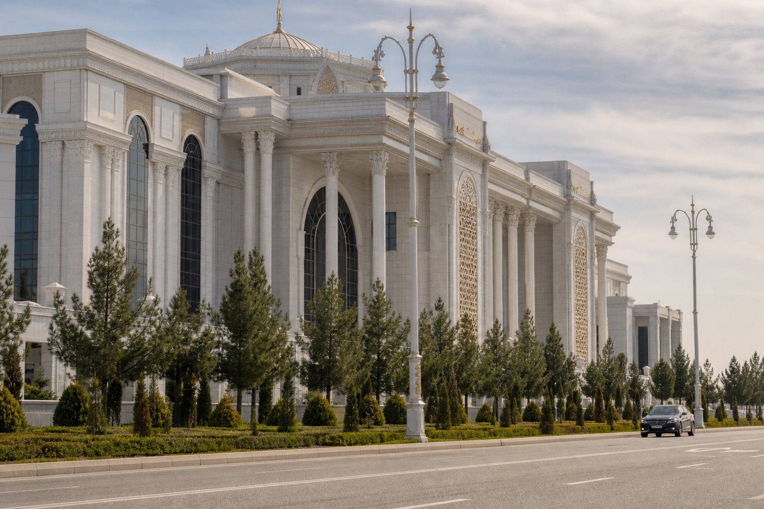 Turkmenistan Ashgabat White Marble Government