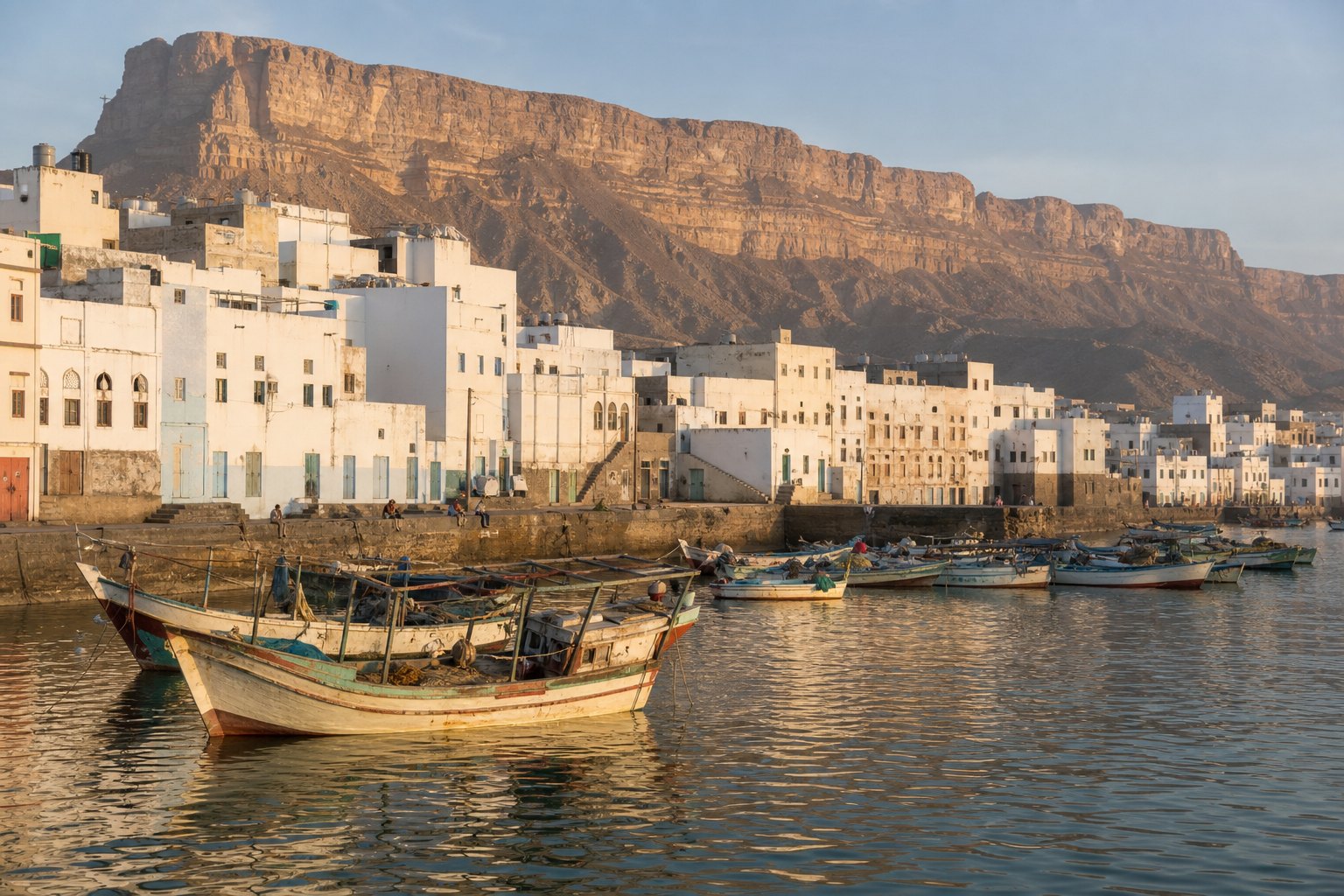 Yemen Mukalla Harbor Hadhramaut Coast