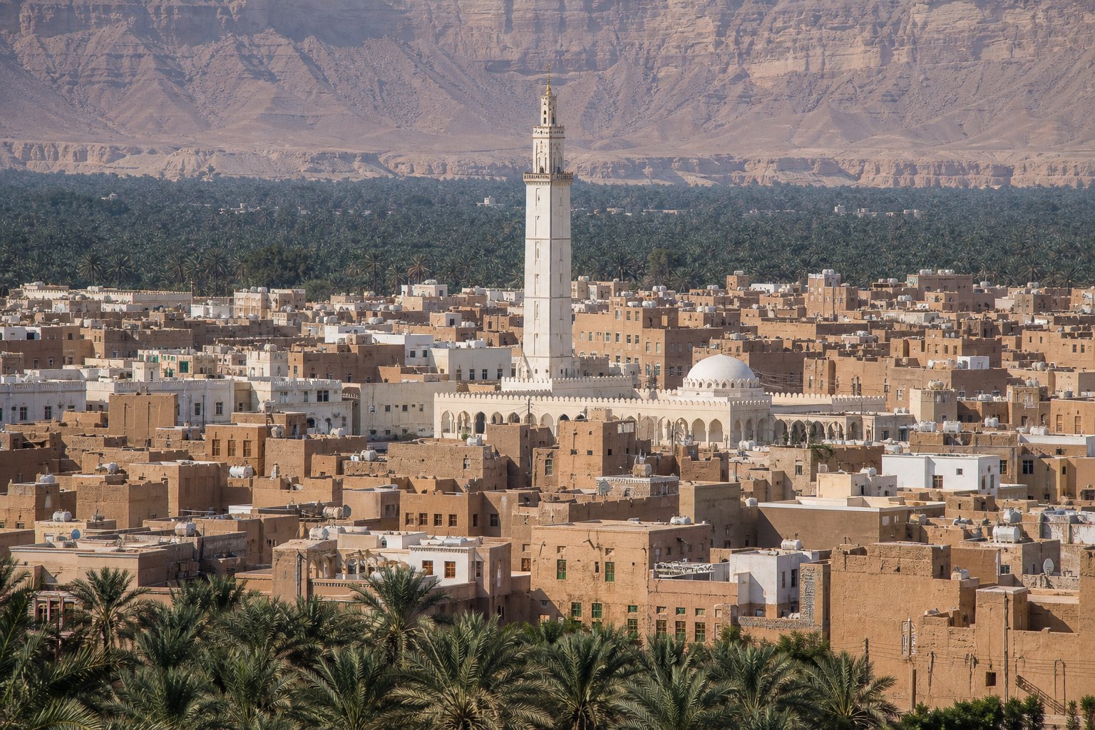 Yemen Tarim Al Muhdhar Mosque Minaret