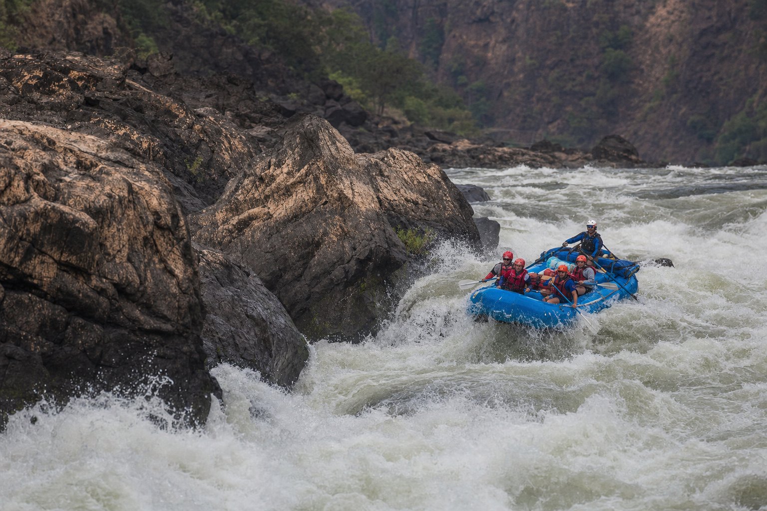 Zambia Zambezi Whitewater Rafting Batoka Gorge