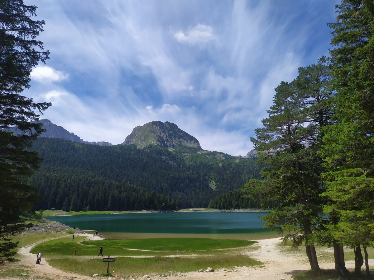 The Black Lake in Durmitor National Park, Montenegro
