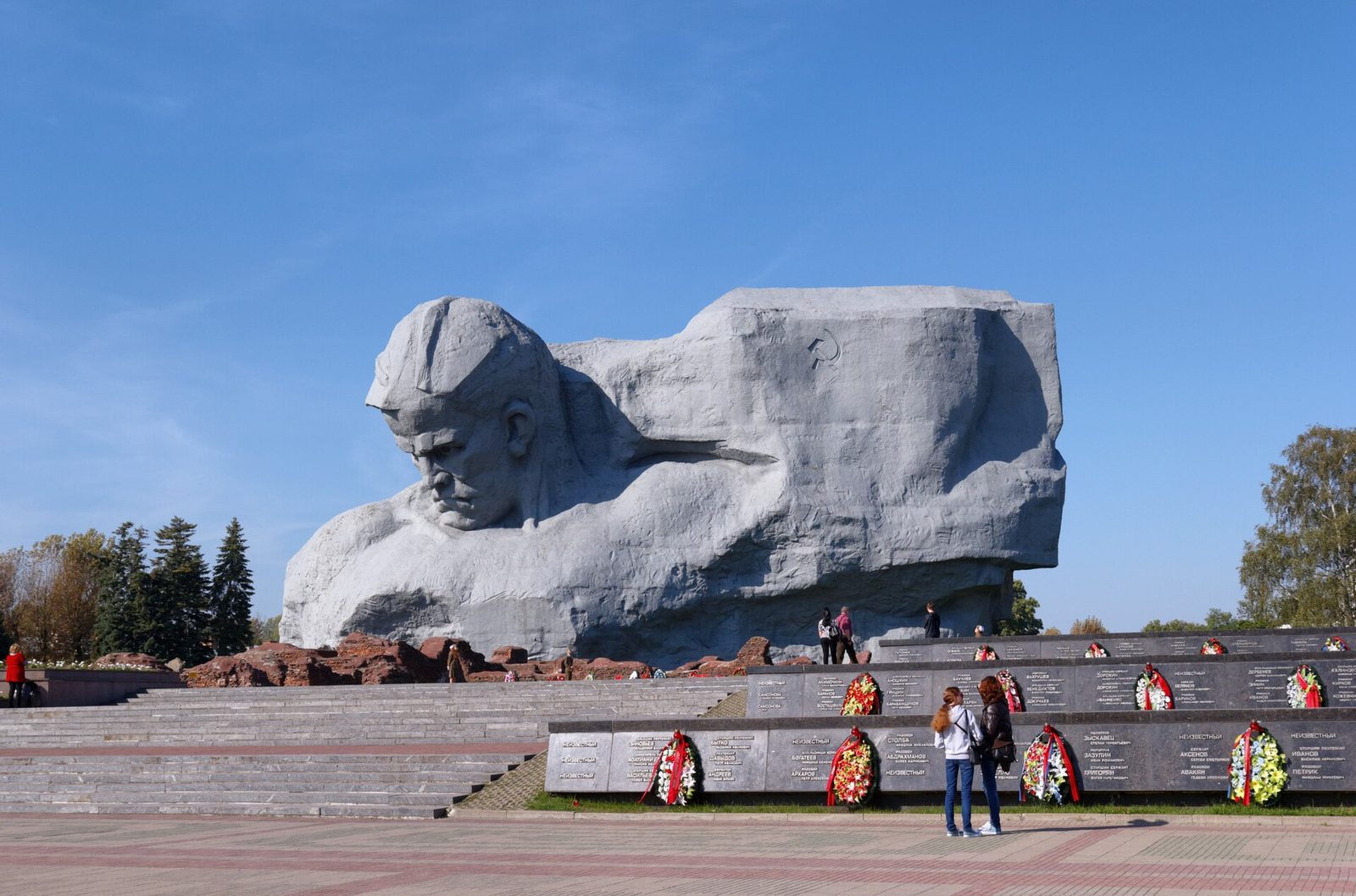 The Courage monument at Brest Hero-Fortress, Belarus