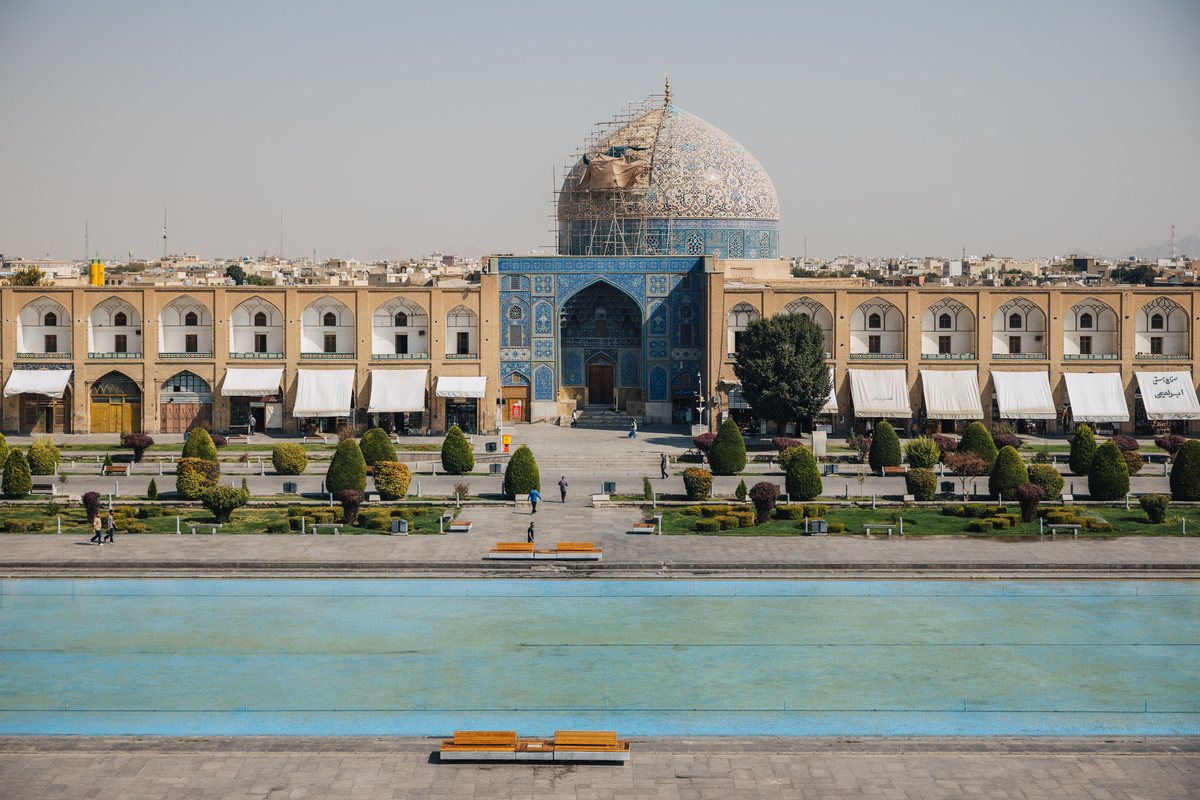 Naqsh-e Jahan Square in Isfahan, Iran
