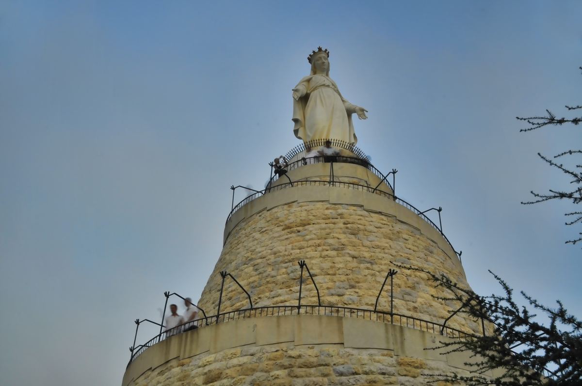 The Lady of Lebanon shrine at Harissa above the Bay of Jounieh