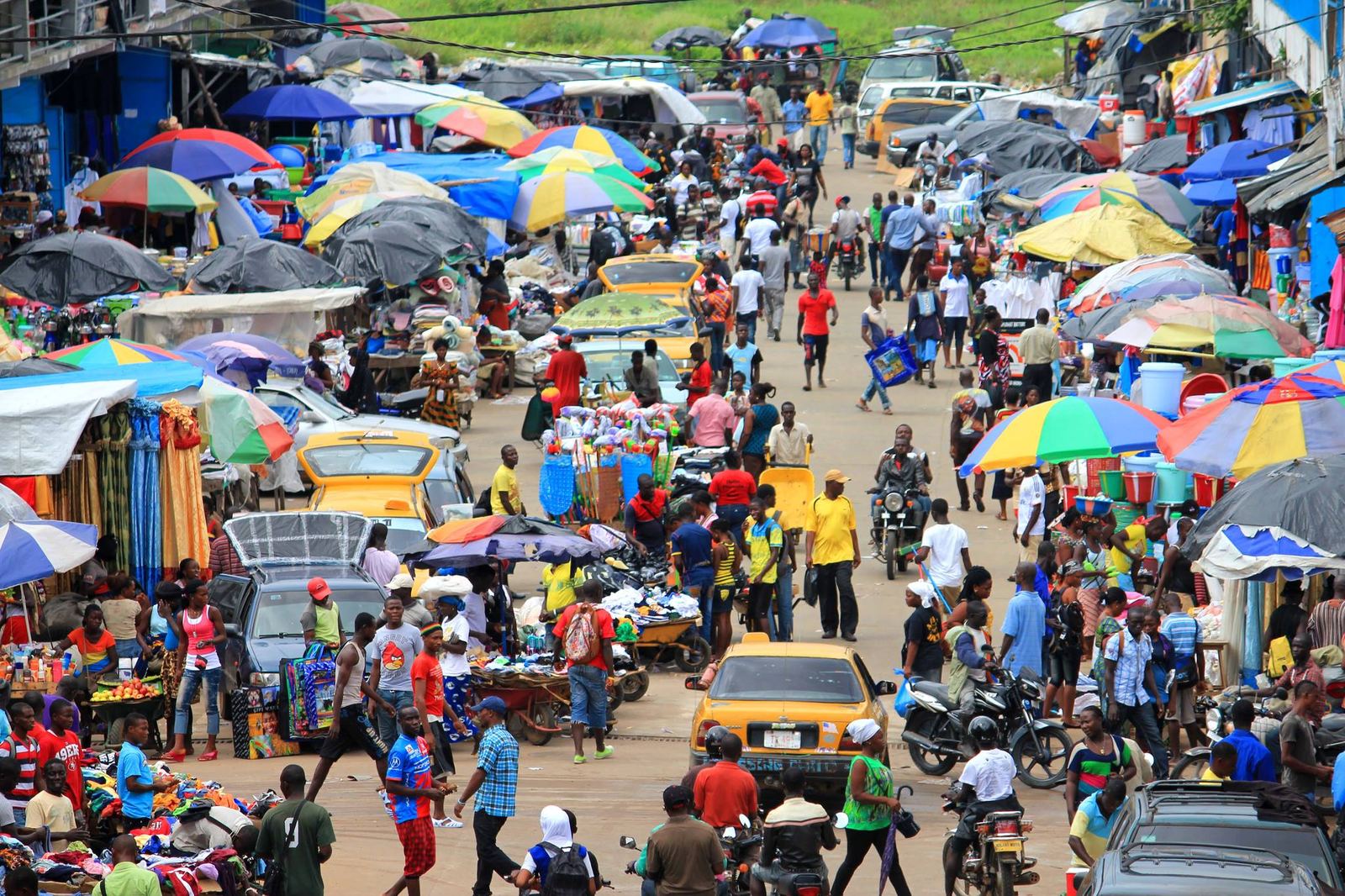 The Atlantic coast at Monrovia, Liberia