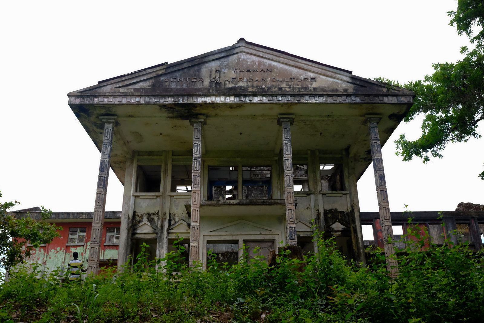 The Tubman Centre ruins, Robertsport