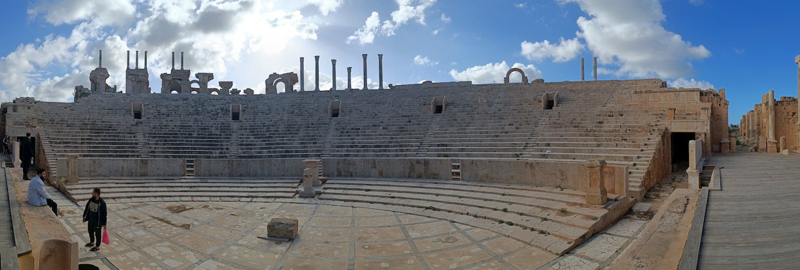 Roman ruins at Leptis Magna, Libya