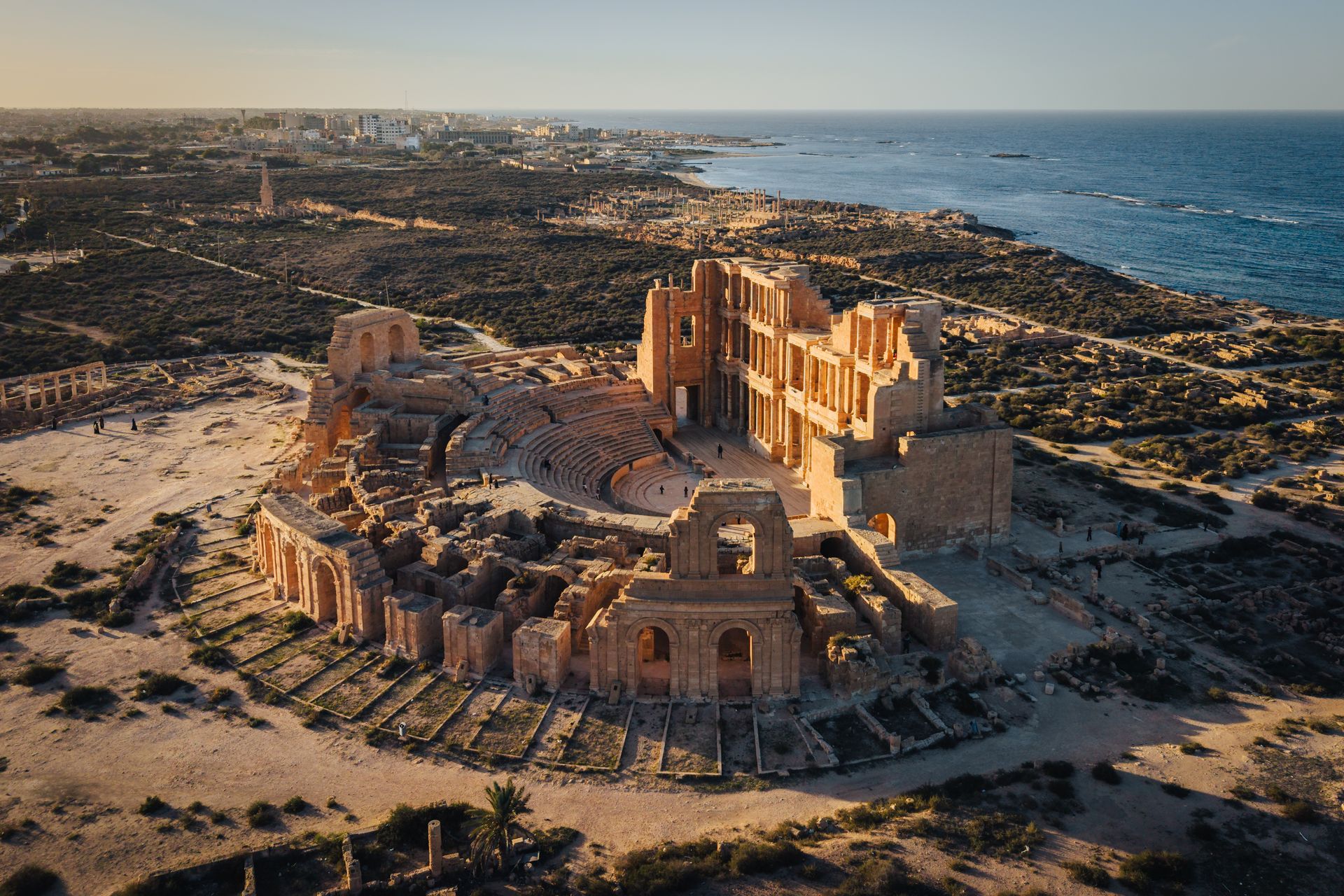 The Roman theatre at Sabratha, Libya
