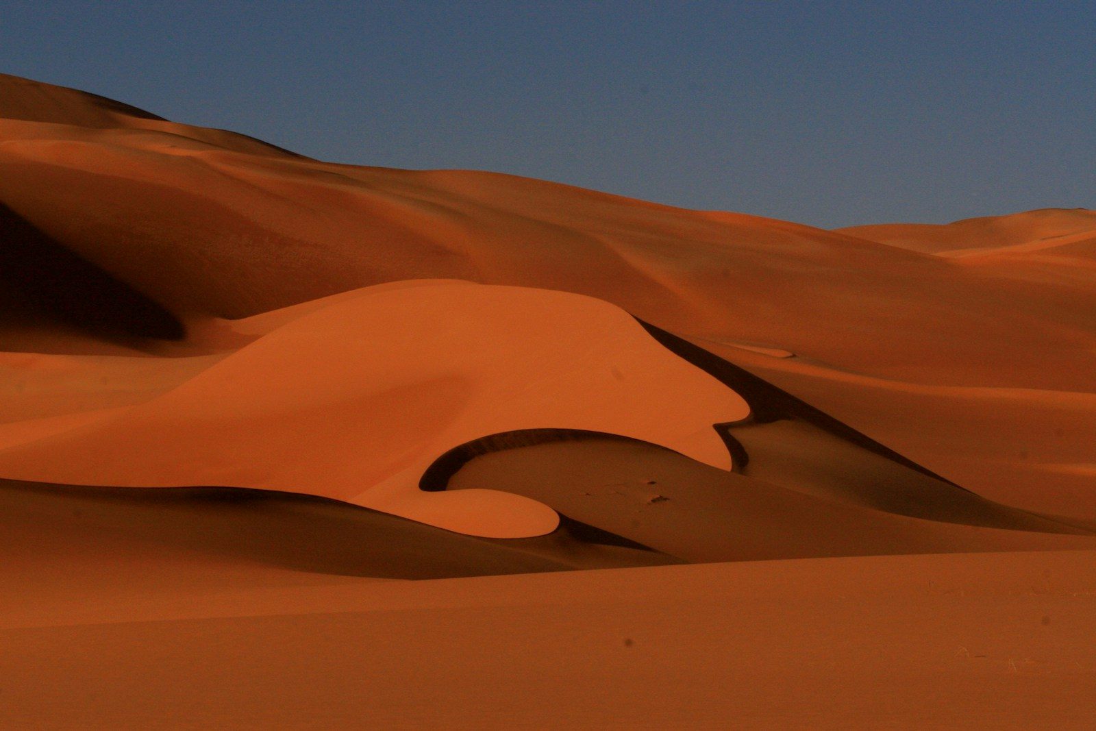 Sahara dunes at dawn, Libya