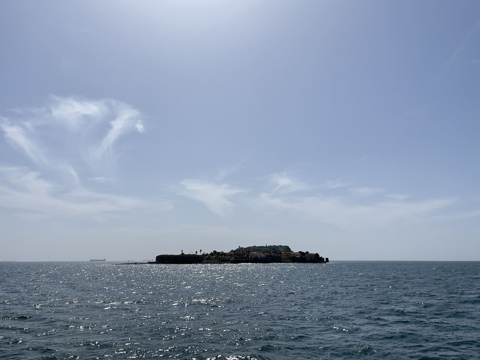The colonial waterfront of Gorée Island, Senegal