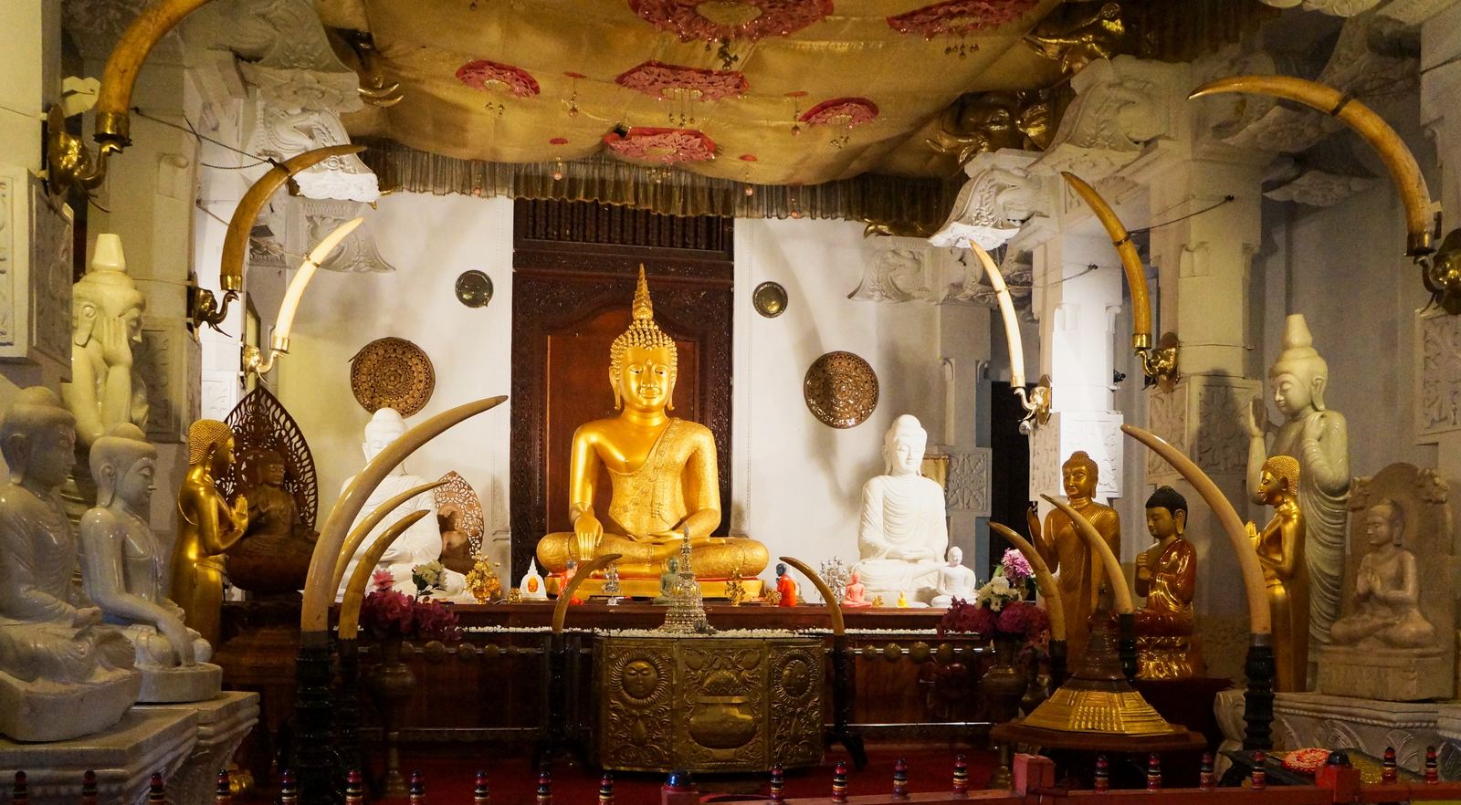 The Temple of the Sacred Tooth Relic in Kandy, Sri Lanka
