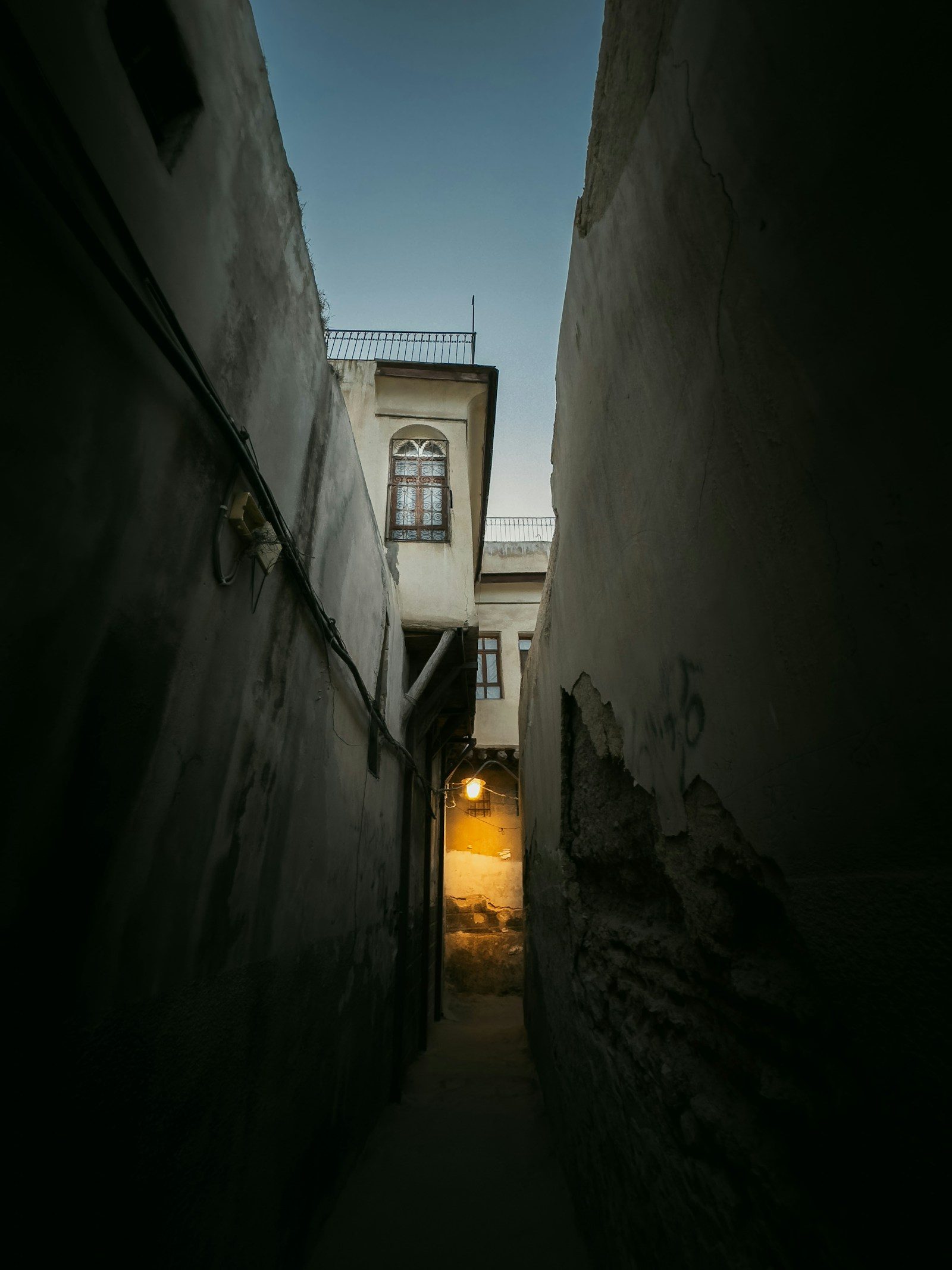 An alley in the Old City of Damascus, Syria