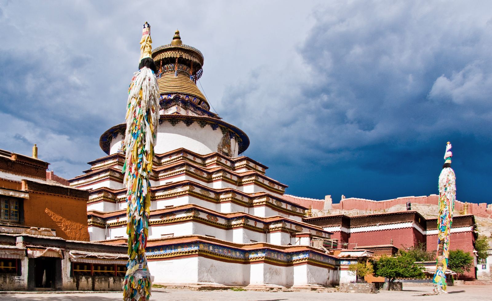 The Kumbum stupa of Palcho Monastery, Gyantse, Tibet
