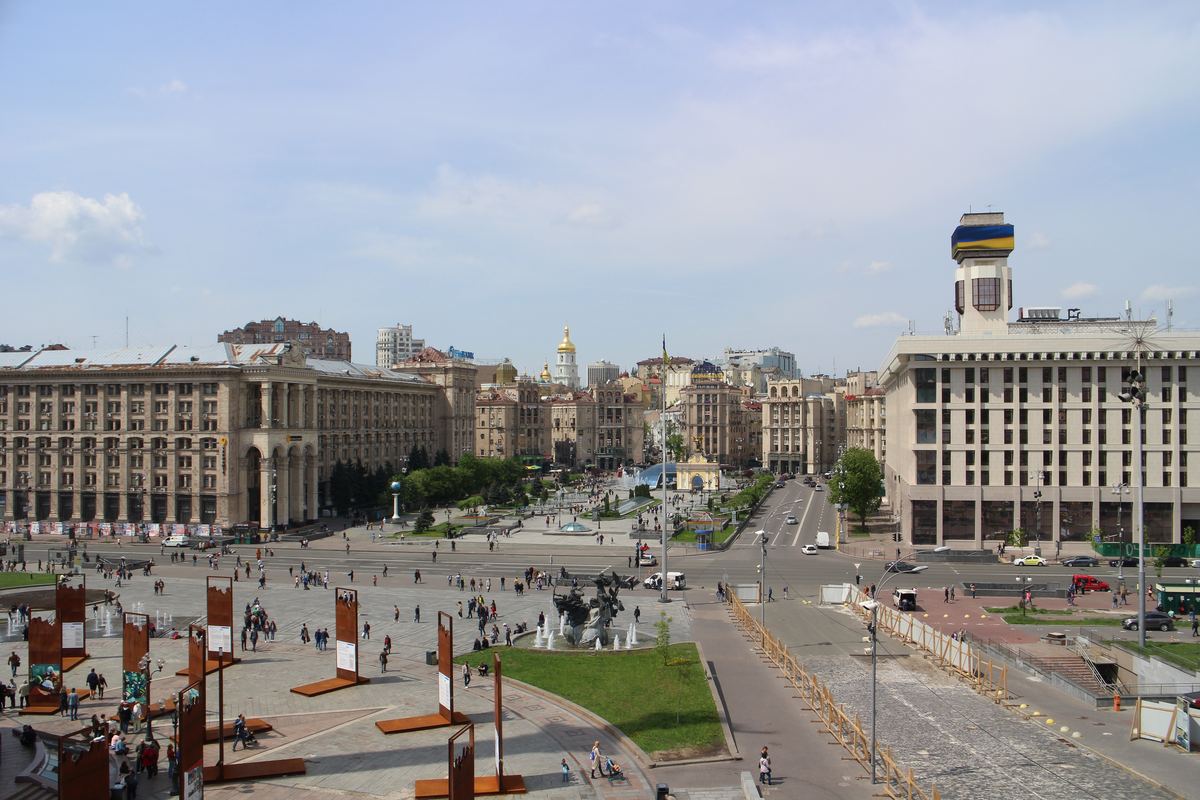 Maidan Nezalezhnosti, Kyiv, Ukraine