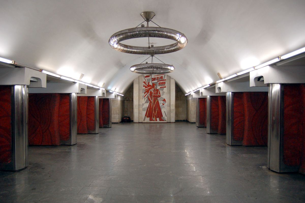 Deep beneath Kyiv — the metro that doubles as a shelter