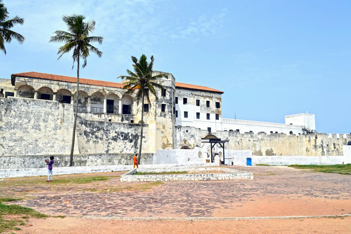 Cape Coast Castle overlooking the Atlantic Ocean, Ghana