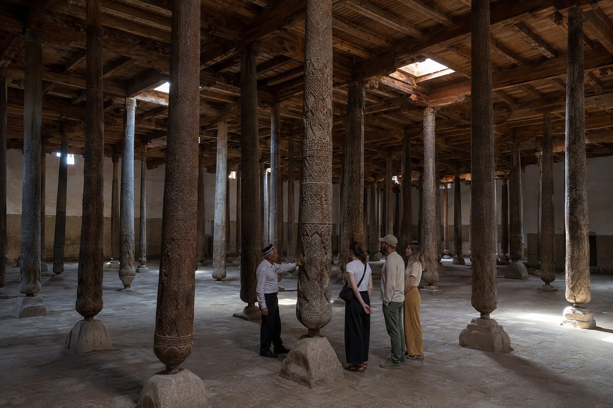 Khiva · fly to Tashkent