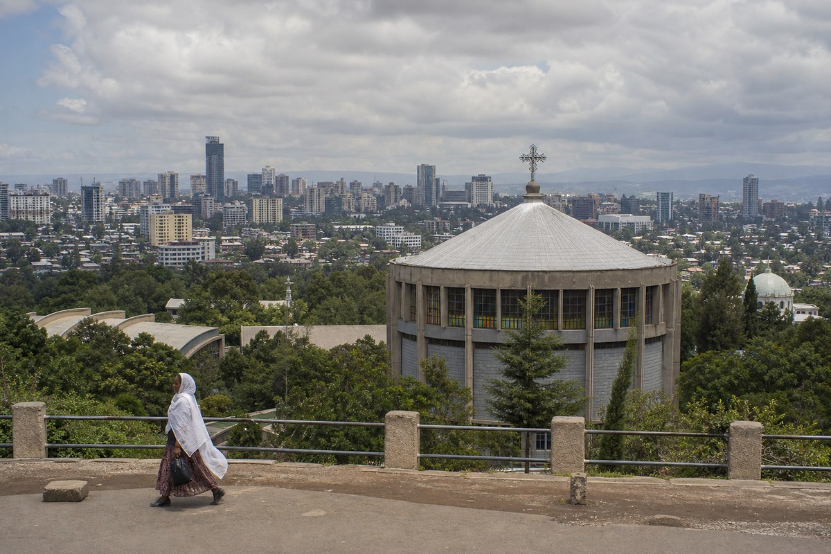 Axum · fly to Addis Ababa