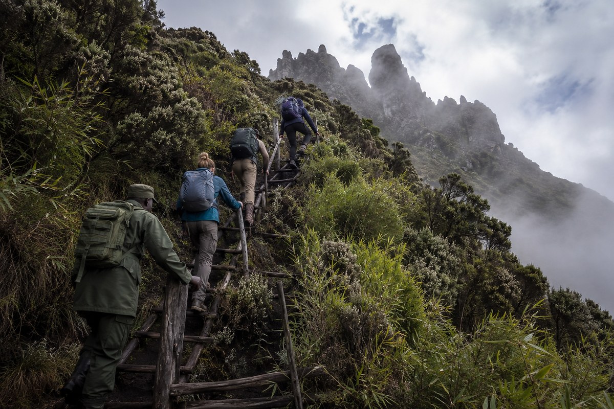 Uganda · Mgahinga · Mt Sabyinyo: the Three-Country Peak
