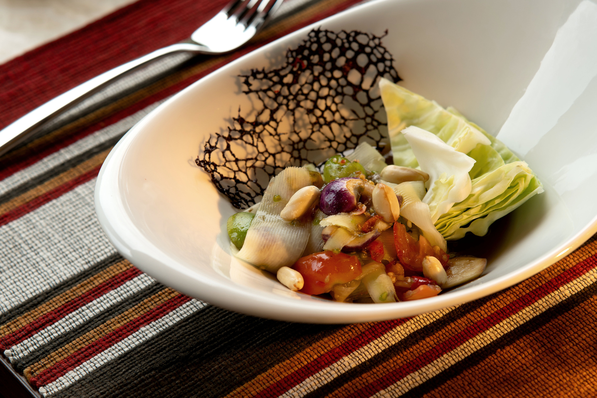 A fresh salad served at lunch