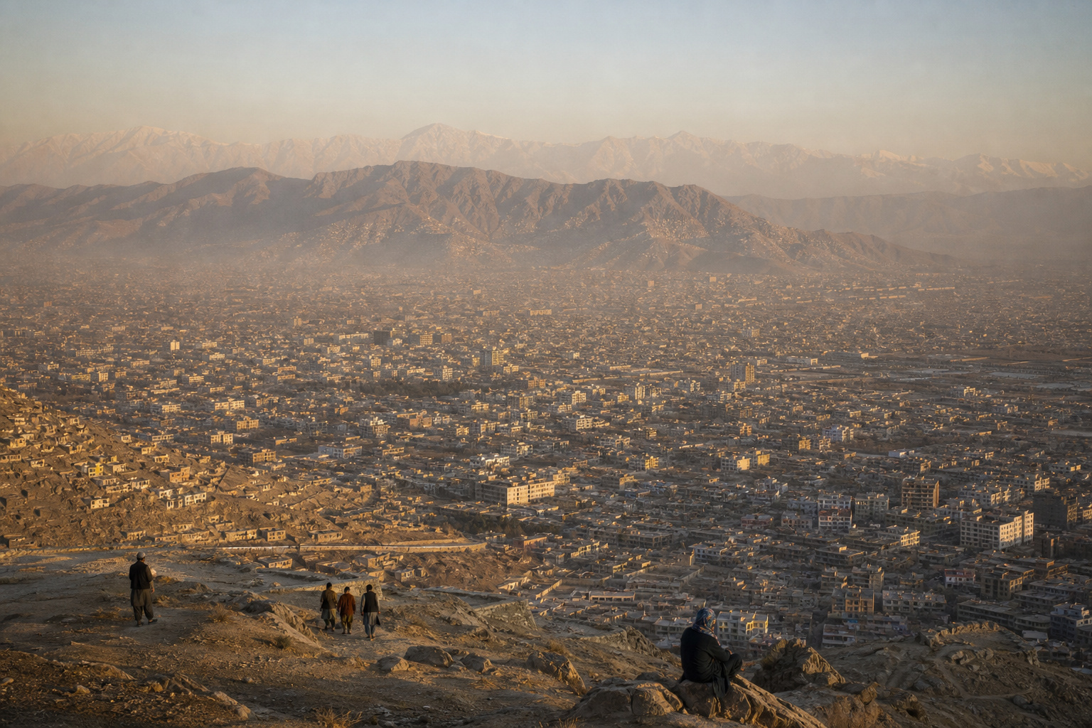 Arrive Kabul · the city with a local guide