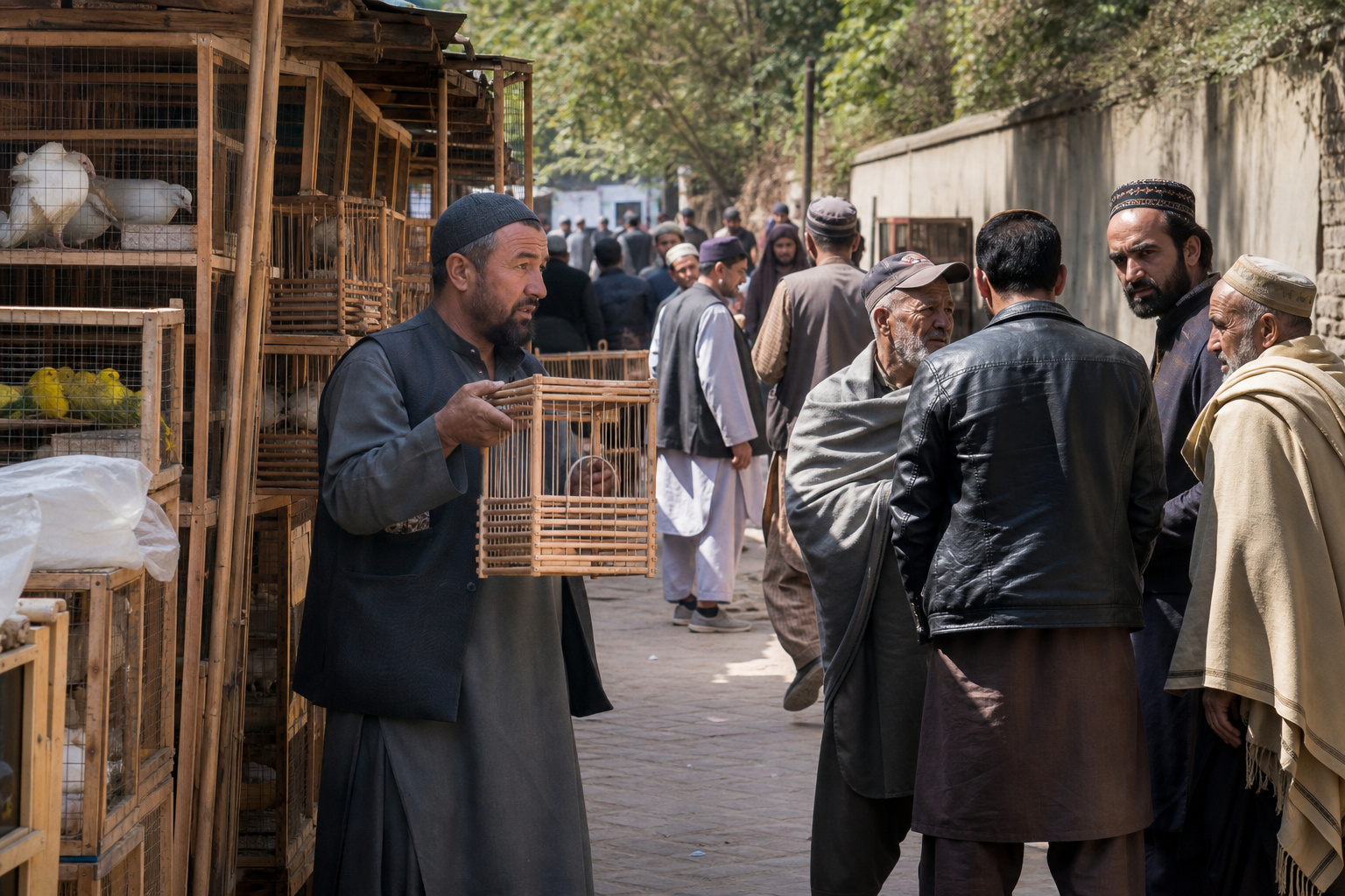 Afghanistan Kabul Ka Faroshi Bird Market