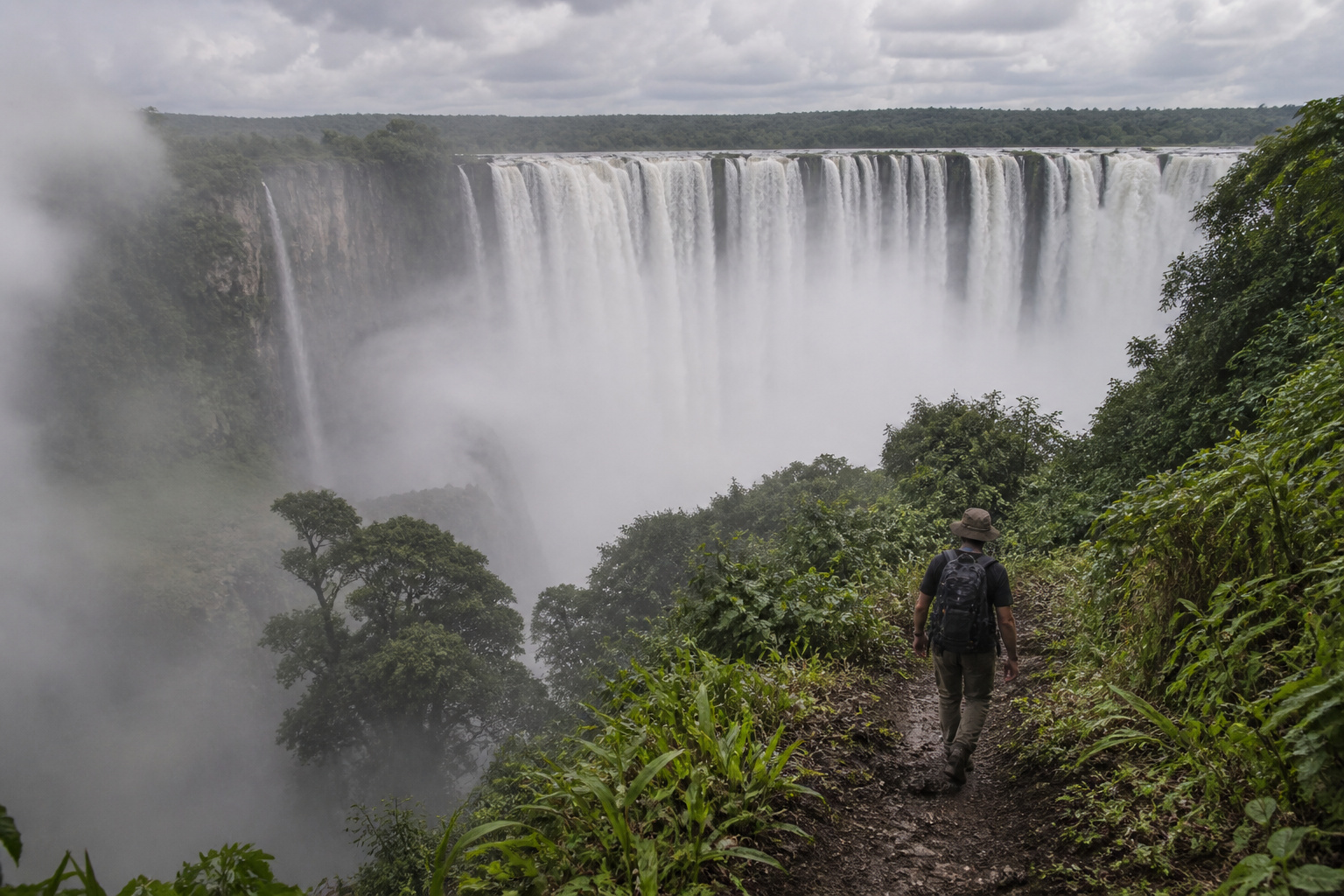 Kalandula Falls · a full day at the water