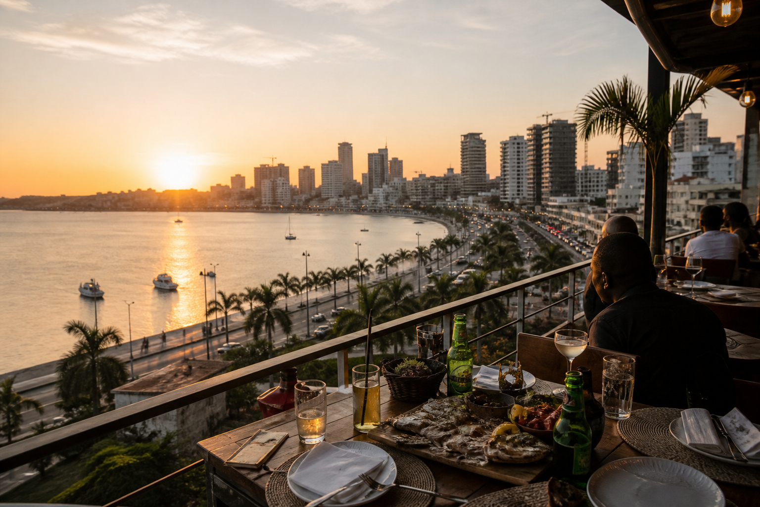 Return to Luanda · farewell dinner